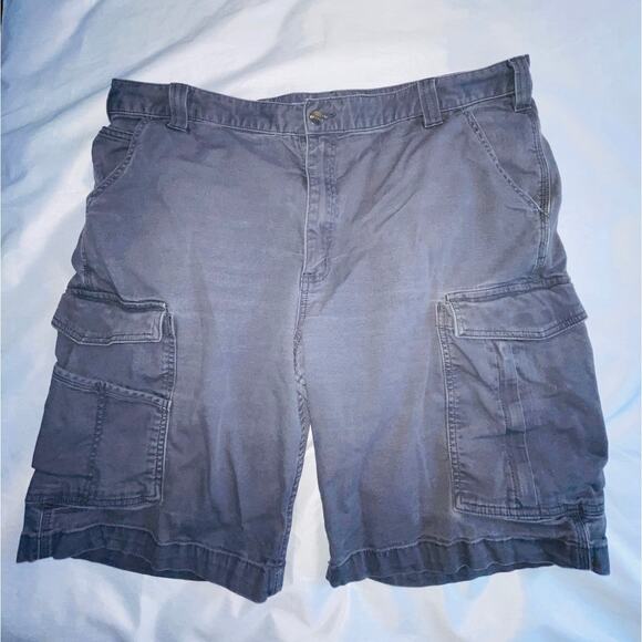 Carhartt Rugged Flex Relaxed Fit Canvas‎ Cargo Work Short - Men's Size 42 - Picture 1 of 11